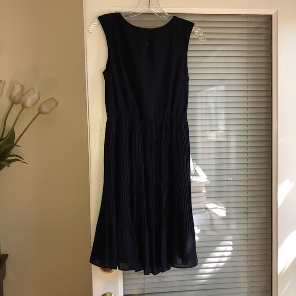 Ann Taylor Petite Pleated Flare Dress - Picture 5 of 11